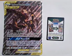Jumbo UMBREON & DARKRAI GX Tag Team Pokemon Holo Full Art Promo SM241 🌟 LP/NM - Image 1