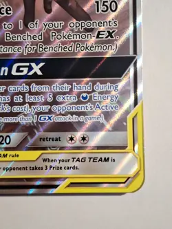 Jumbo UMBREON & DARKRAI GX Tag Team Pokemon Holo Full Art Promo SM241 🌟 LP/NM - Image 5