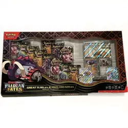 Pokemon TCG PALDEAN FATES Great Tusk Iron Treads Ex Premium Collection ✅ NEW - Image 2