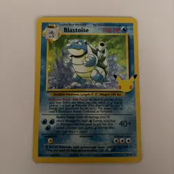 Pokemon TCG Blastoise 2/102 Celebrations: 25th Anniversary - Image 1