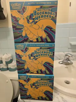 3 Pokemon TCG Mega Evolution: Ascended Heroes ETB - Factory Sealed - Image 1