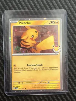 Pikachu 051/162 Pokemon Day Stamped Promo - Image 1