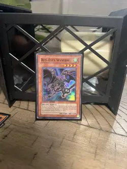 Yugioh Red-Eyes Wyvern ANPR-ENSE2 Super Rare Limited Edition LP - Image 1