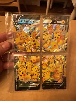 Pokemon Card Pikachu V-union 025/028-028/028 s8a 25th Anniversary Japanese "NM" - Image 1