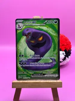 Arbok EX Holo Pokemon Card 185/165 Scarlet & Violet 151 Series - Image 1