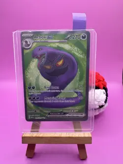 Arbok EX Holo Pokemon Card 185/165 Scarlet & Violet 151 Series - Image 3