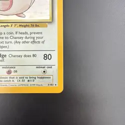 Chansey - 3/102 - Pokemon Base Set Unlimited Holo Rare Card WOTC - Image 5