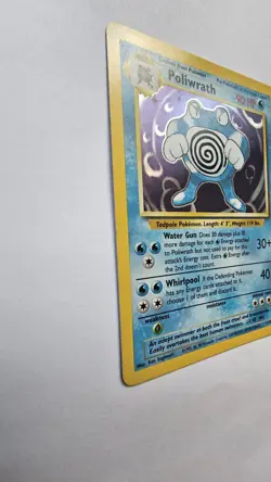 Poliwrath 13/102 Base Set 1999 WOTC Holo Rare Unlimited NM Pokemon Card - Image 4