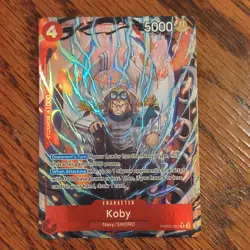 Bandai One Piece CCG Koby PRB02-001 Premium Booster Foil Character Card 5000 - Image 1
