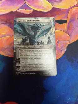 Ugin, Eye of the Storms (Borderless) [Tarkir: Dragonstorm] Near Mint - Image 2