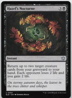Hazel's Nocturne (97) Bloomburrow NM - MTG - Image 1