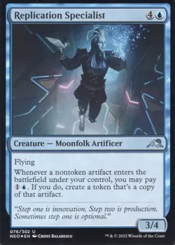 2X REPLICATION SPECIALIST 076/302 FOIL NEON MTG MAGIC NM X2 (yourdeckbuilder) - Image 1