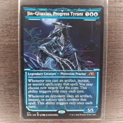 Jin-Gitaxias, Progress Tyrant (Showcase) 371 NM Kamigawa Neon Dynasty MTG Magic - Image 1