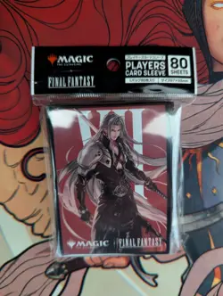 Official Magic the Gathering Final Fantasy Sephiroth, Fabled SOLDIER Art Sleeves - Image 2