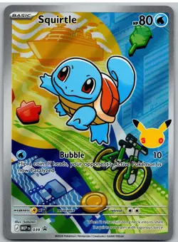 Squirtle - 039 039 Holo Promo ME: Mega Evolution Promo Pokemon NM - Image 1