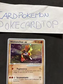 Pokemon Card Hitmonchan EX 98/109 – EX Ruby & Sapphire –ita-Good! - Image 2