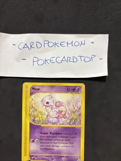 Pokemon Card Mew 55/165 - No Holo-Eng-Exc! - Image 2