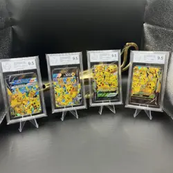 🔥 Pikachu V-Union 25th Anniversary Set PGS 9.5 4 Karten Pokemon Japanese ⭐ - Image 1