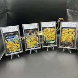 🔥 Pikachu V-Union 25th Anniversary Set PGS 9.5 4 Karten Pokemon Japanese ⭐ - Image 4