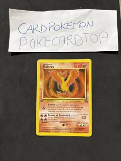 Pokemon Card MOLTRES 27/62 1ST- Fossil - Ita-No Holo-Exc! - Image 1