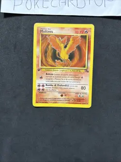 Pokemon Card MOLTRES 27/62 1ST- Fossil - Ita-No Holo-Exc! - Image 3