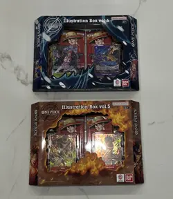 One Piece TCG Illustration Box Vol.5 Vol.6 Bundle English Version Sealed OP13 - Image 1