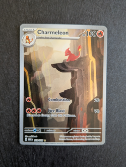 Charmeleon 169/165 Sv: Scarlet & Violet 151 Holo AR Pokemon Card 2023 NM - Image 1