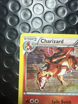 Pokemon TCG Charizard Legendary Treasures Holo Rare Card 19/113 LP/MP - Image 2