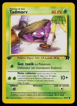 Pokemon Card - Grimer Tadmorv Team Rocket French 57/82 1st Edition - Image 1