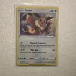 Pokemon Eevee SWSH042 SWSH Promo Holo Basic 60 HP Normal Card - Image 1