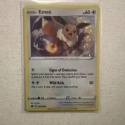 Pokemon Eevee SWSH042 SWSH Promo Holo Basic 60 HP Normal Card - Image 2