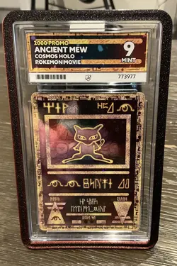 Pokemon Ancient Mew Cosmos Holo Movie Promo Card 2000 Ace Mint 9 - Image 1