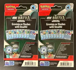 (2) LOT Pokemon ex Battle Deck Greninja ex Sealed Deck 60 Cards English 2023 - Image 2