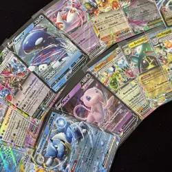 Pokemon EX Or V Card Lot 10x Card Bundle Scarlet Violet, Mega NM TCG Bulk - Image 2