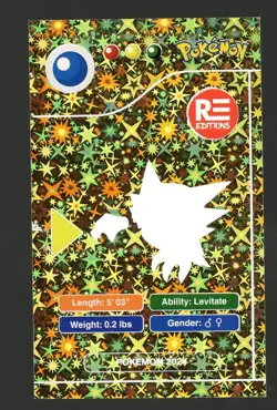 2024 POKEMON POKEDEX BLACK Card #093 HAUNTER Peru Edition NM - Image 2