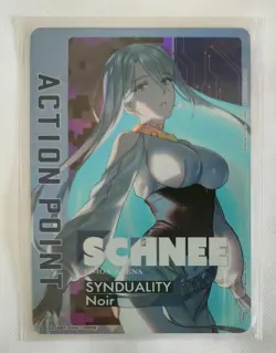 Trading Card Schnee Action Point Union Arena Synduality Noir Used - Image 1
