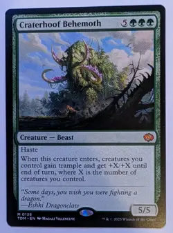 Craterhoof Behemoth Tarkir: Dragonstorm #138 Regular NM - Image 1