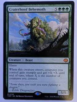 Craterhoof Behemoth Tarkir: Dragonstorm #138 Regular NM - Image 3