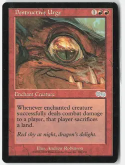 Destructive Urge U Urza's Saga 180 NM - Image 1