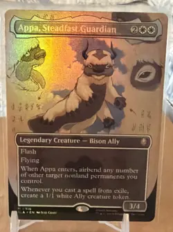 Appa, Steadfast Guardian (Borderless) Avatar: The Last Airbender Foil - Image 1