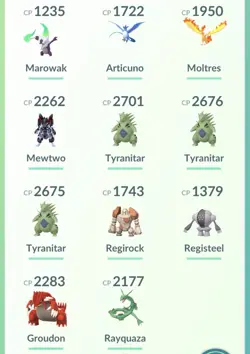 Pokemon Go PTC Acc, Guaranteed Lucky Armor Mewtwo - Image 2