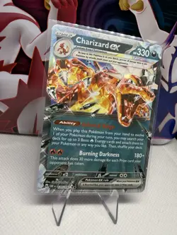 Pokemon TCG Charizard ex 125/197 Obsidian Flames Double Rare Near Mint - Image 2