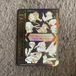 Union Arena AP 3834 2nd Anniversary Action Point Trading Card - Image 1