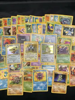 Vintage WOTC Pokemon Card Lot - 1999/2001 - Holo Rare/Bulk - 100+ Cards - Image 1