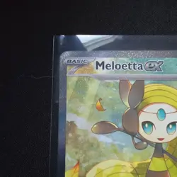 Pokemon TCG Meloetta EX Sv: Black Bolt 167/086 Special Illustration Rare Holo - Image 3
