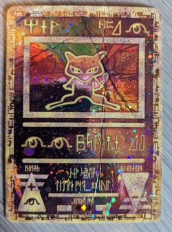 Pokemon Ancient Mew Holo (VERY DAMAGED) - Image 1