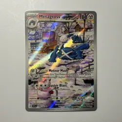 Pokemon TCG Metagross Illustration Rare Holo 178/162 SV05 Temporal Forces 180 HP - Image 1