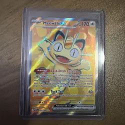 Meowth eX 107/088 - Perfect Order (POR) - Full Art Ultra Rare - NM - Pokemon TCG - Image 2