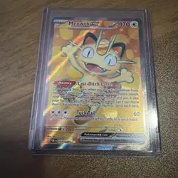 Meowth eX 107/088 - Perfect Order (POR) - Full Art Ultra Rare - NM - Pokemon TCG - Image 3