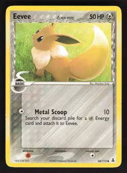 Eevee 68/113 Pokemon TCG Delta Species MP - Image 1